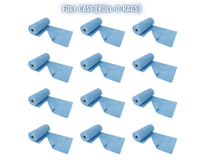 Autofiber® [Roll-O-Rags] Utility - 12 Rolls/360 Pack